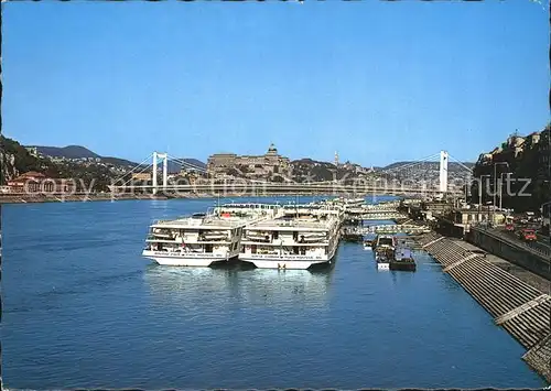 Budapest Hafen Ansicht Kat. Budapest