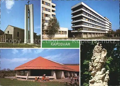 Kaposvar Kirche Ansichten Denkmal  Kat. Ungarn