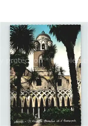 Amalfi Kloster Paradies Glockenturm Kat. Amalfi