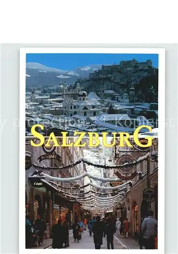 Salzburg Oesterreich Stadtansicht Kat. Salzburg