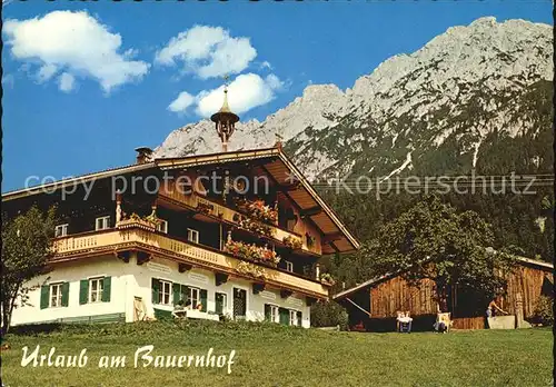 Scheffau Wilden Kaiser Steinerhof Kat. Scheffau am Wilden Kaiser