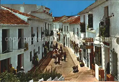 Mijas Typische Strasse Kat. Mijas