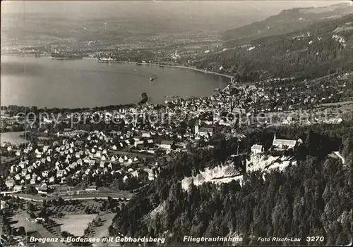 Bregenz Vorarlberg Fliegeraufnahme Kat. Bregenz