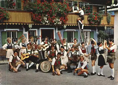 St Johann Tirol Jodler Tanz und Schuhplattlergruppe Hans Hauser Kat. St. Johann in Tirol