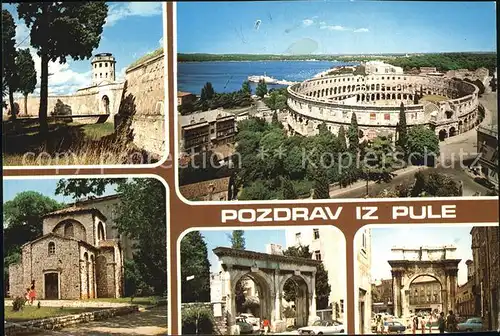 Pula Festung Amphitheater Kathedrale Kat. Pula