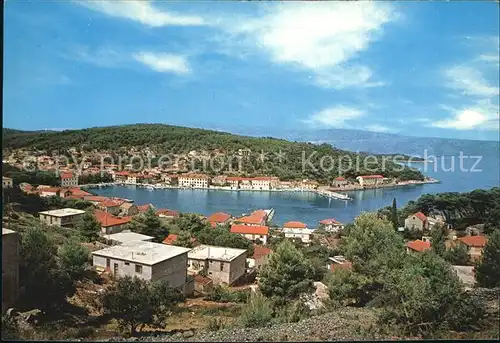 Jelsa Kroatien Panorama Bucht Kueste Kat. Kroatien