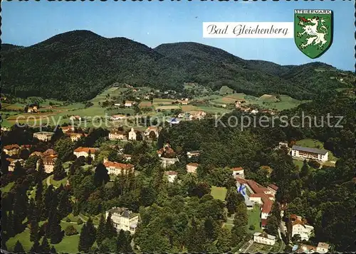 Bad Gleichenberg Fliegeraufnahme mit Kurmittelhaus und Kurpark Kat. Bad Gleichenberg