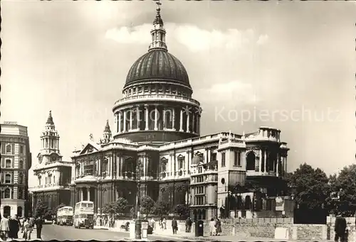 London St. Pauls Cathedral Busse Kat. City of London