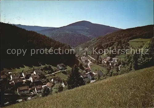 Schoenmuenzach Murgtal Kat. Baiersbronn