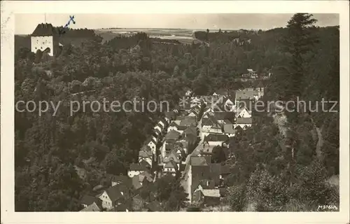 Ziegenrueck Blick von der Waldkanzel