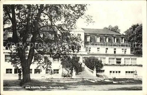 Bad Koestritz Sanatorium Kat. Bad Koestritz