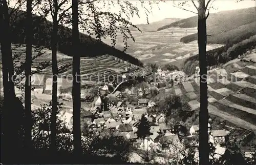 Giessuebel Schleusegrund Panorama Kat. Schleusegrund