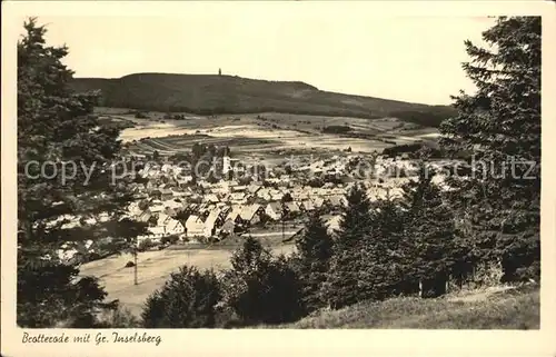 Brotterode mit Gr Inselsberg Kat. Brotterode