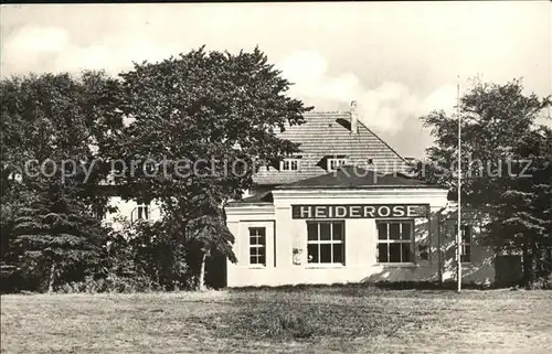 Vitte Ausflugslokal Heiderose Kat. Insel Hiddensee