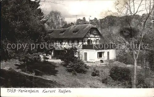 Rathen Saechsische Schweiz FDGB Erholungsheim  Kat. Rathen Sachsen