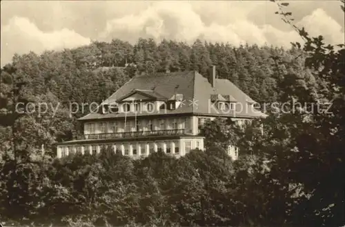 Gernrode Harz FDGB Erholungsheim Stubenberg Kat. Gernrode Harz