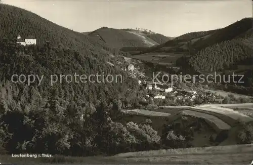 Leutenberg Thueringen Panorama Kat. Leutenberg