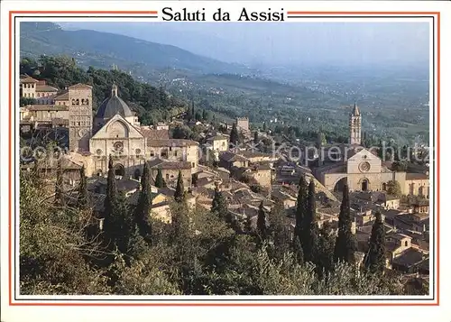 Assisi Umbria Gesamtansicht Kat. Assisi