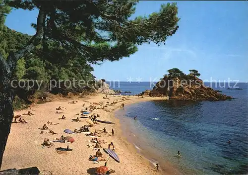 Costa Brava Strand von San Jorge Kat. Spanien