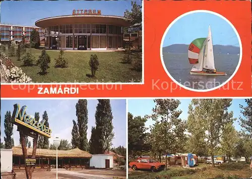 Zamardi Hotel Restaurant Campingplatz Segeln Kat. Zamardi Balaton Plattensee