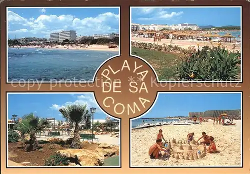 Playa de Sa Coma Strandansichten Kat. Sa Coma Mallorca