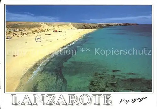Lanzarote Kanarische Inseln Playa de Papagayo