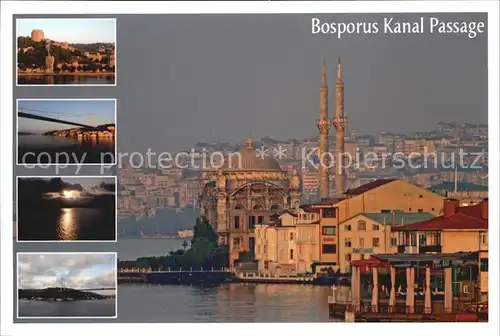 Istanbul Constantinopel Bosporus Kanal Passage Kat. Istanbul