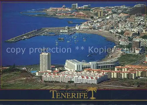 Los Cristianos Fliegeraufnahme Kat. Tenerife Islas Canarias