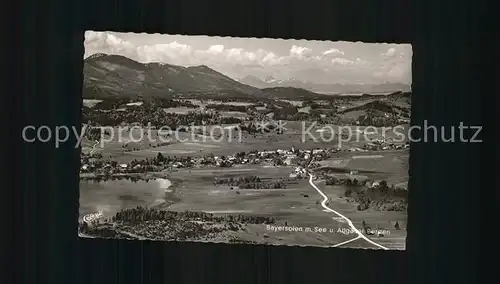 Bayersoien Bad See Allgaeuer Berge Kat. Bad Bayersoien