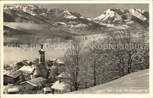 Reit Winkl Kaisergebirge Winter Kat. Reit im Winkl