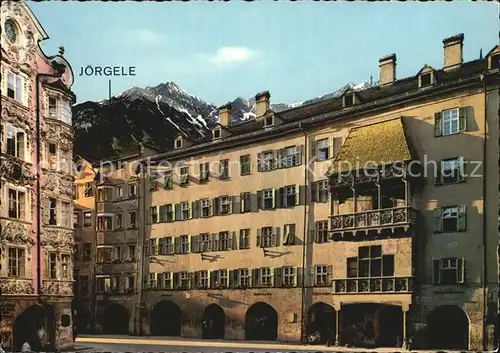 Innsbruck Weinhaus Joergele Neben dem Goldenen Dachl Kat. Innsbruck