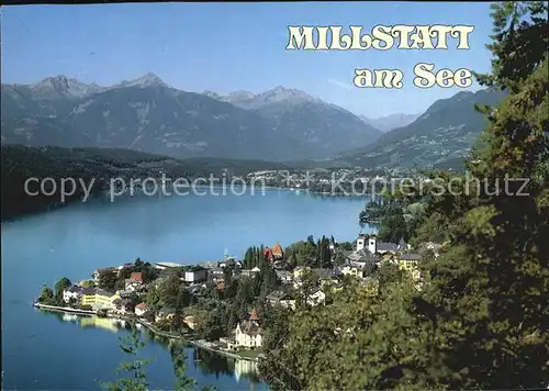 Millstatt Millstaettersee Kreuzeckgruppe Kat. Millstatt Millstaetter See