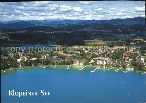 Klopeinersee Fliegeraufnahme Kat. Oesterreich