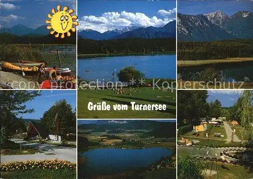 Turnersee See Strandbaeder Campingplaetze Kat. St. Kanzian am Klopeiner See