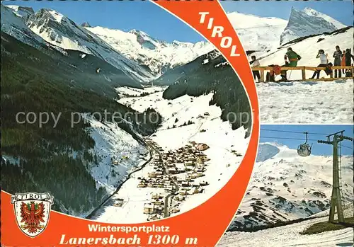 Lanersbach Panorama Skilift  Kat. Tux Finkenberg