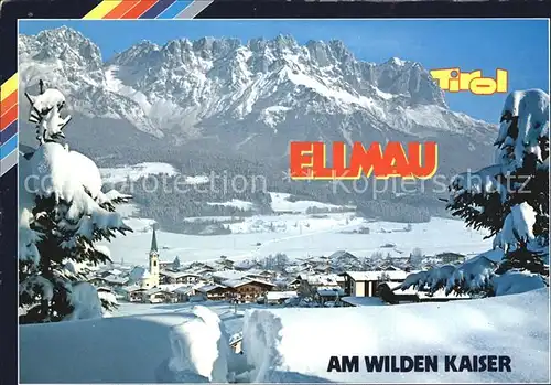 Ellmau Tirol Panorama Kat. Ellmau