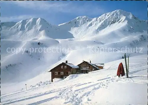 Hirschegg Kleinwalsertal Vorarlberg Schwarzwasserhuette Kat. Mittelberg