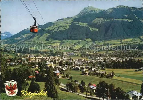 Kitzbuehel Tirol Kitzbueheler Horn Hahnenkamm Seilbahn Kat. Kitzbuehel