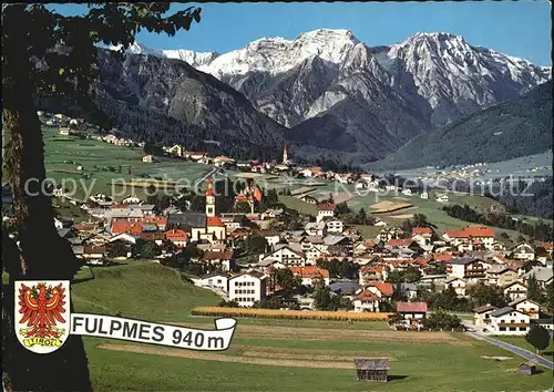 Fulpmes Tirol Blick gegen Bettelwurf Kat. Fulpmes