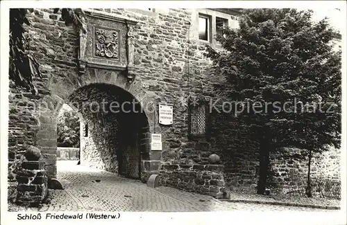 Friedewald Westerwald Schloss Friedewald Kat. Friedewald