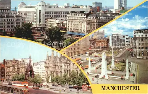 Manchester Piccadilly Albert Square St Peters Square  Kat. Manchester