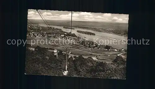 Ruedesheim Rhein Kabinen Seilbahn Niederwald Denkmal Kat. Ruedesheim am Rhein