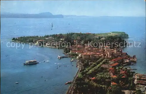 Sirmione Lago di Garda Veduta aerea Kat. Italien