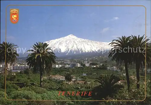 Icod de los Vinos y El Teide Kat. Tenerife Islas Canarias Spanien