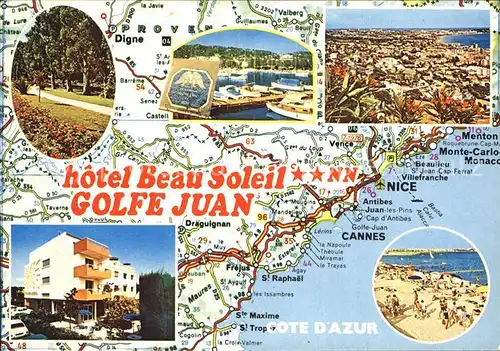 Golfe Juan Park Hafen Total Hotel Kat. Antibes