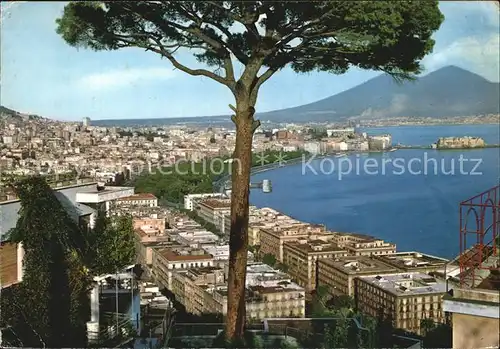 Napoli Neapel Panorama Kueste Kat. Napoli