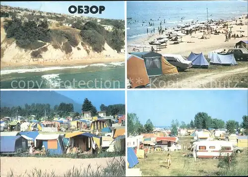 Obsor Kueste Strand Campingplatz / Burgas /
