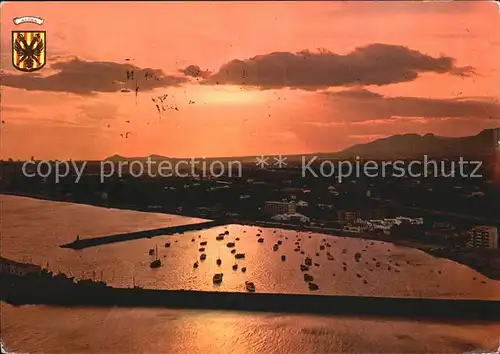 Altea Atardecer Sonnenuntergang Fliegeraufnahme Kat. Spanien