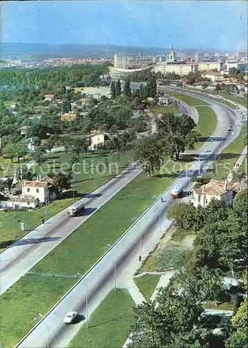 Varna Warna Autobahn Varna Slatni Pjassazi Fliegeraufnahme / Varna /