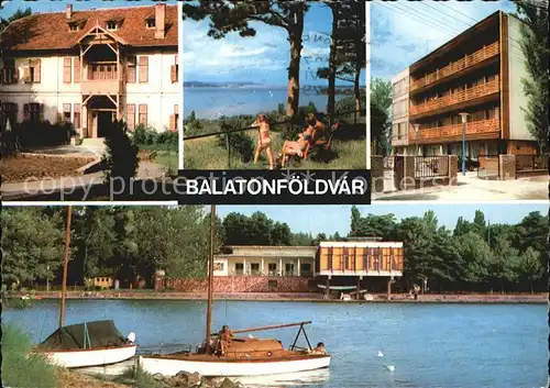 Balatonfoeldvar Ferienhaus Hotel Segelboot Kat. Ungarn